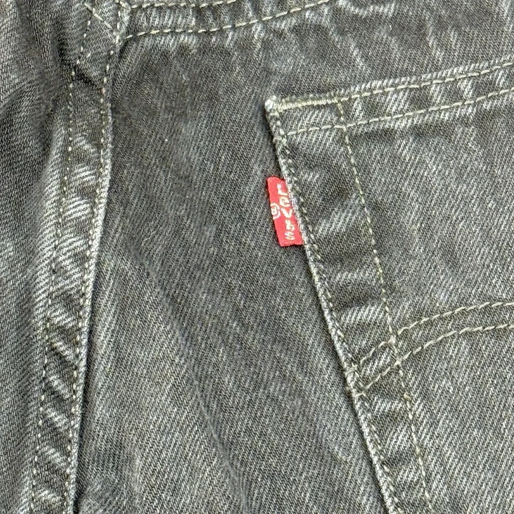 Levis Mens 501 Jeans Original Fit 100% Cotton Denim Button Fly Straight 34 Black